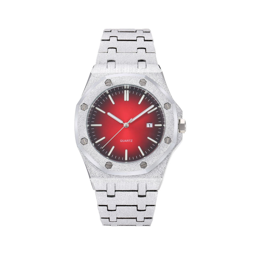Frost Gold Octagonal Dial Waterproof Luminous Quartz Watch