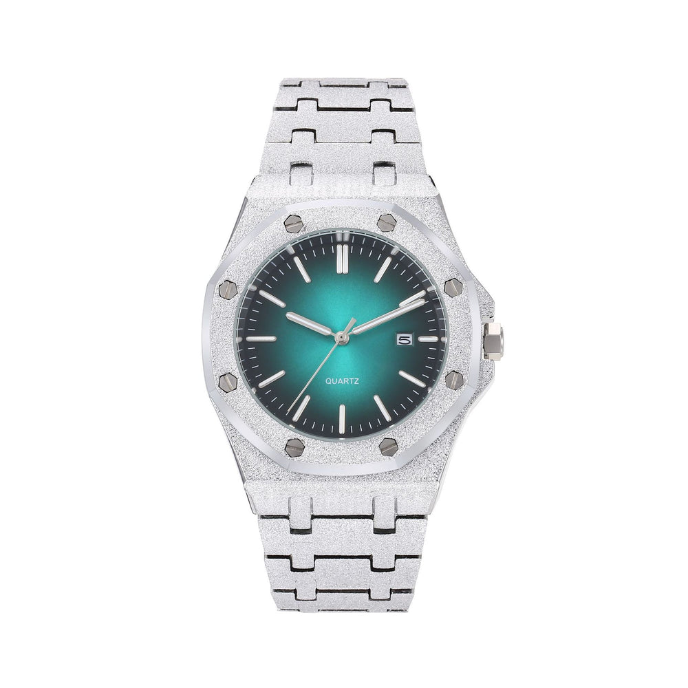 Frost Gold Octagonal Dial Waterproof Luminous Quartz Watch