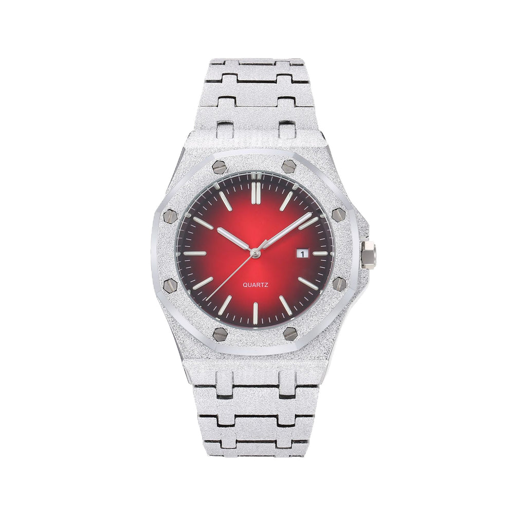 Frost Gold Octagonal Dial Waterproof Luminous Quartz Watch