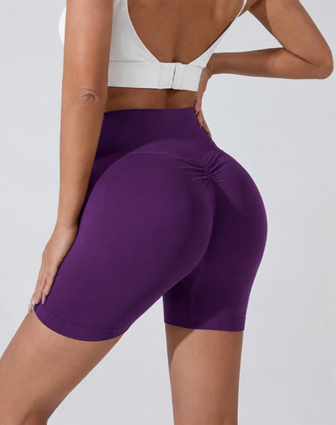High-Waisted Yoga Shorts Tummy Control Sports Leggings