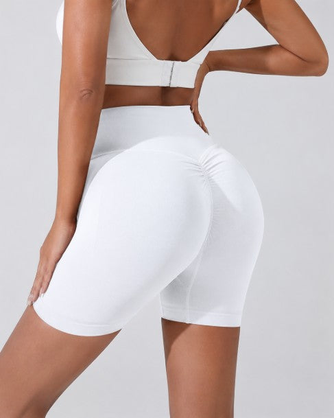 High-Waisted Yoga Shorts Tummy Control Sports Leggings